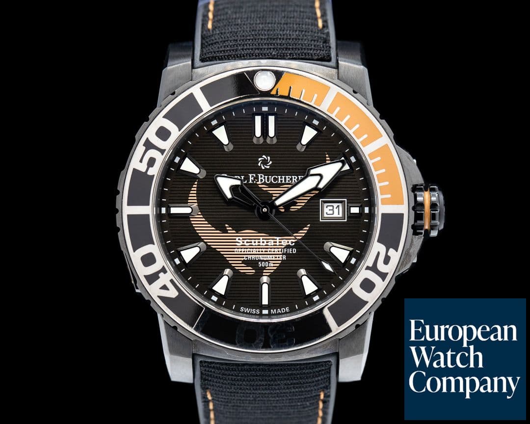 Image of Carl. F Bucherer Patravi Scuba Tech Black Manta Limited Edition