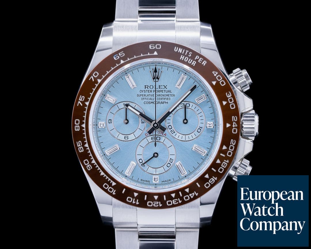 Image of Rolex Daytona Platinum 116506 Baguette Diamond Dial
