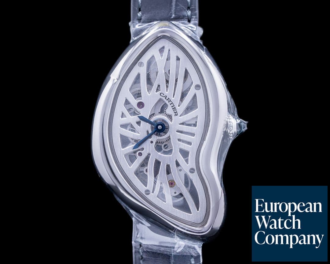 Image of Cartier Crash Skeleton Platinum Limited Edition UNWORN
