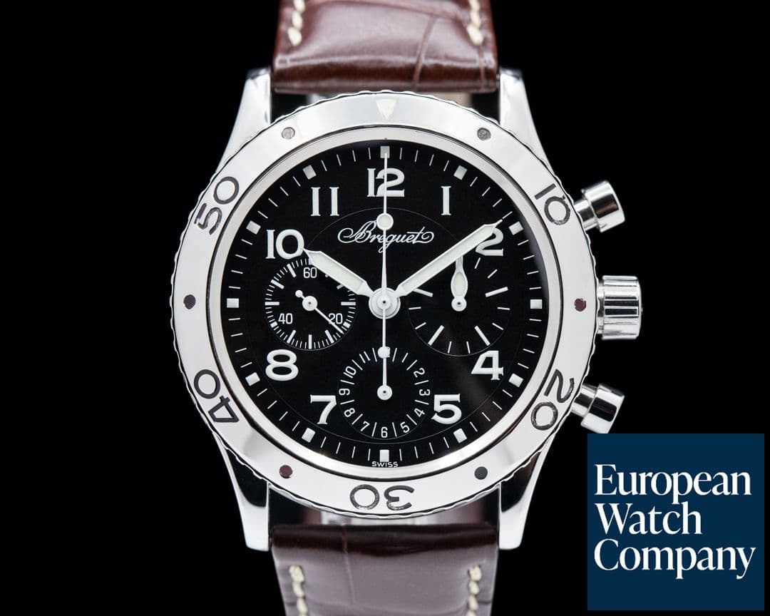 Image of Breguet Type XX Aeronvale Black Dial SS