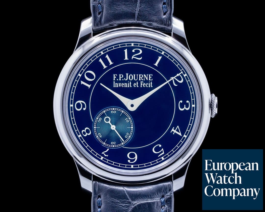 Image of F. P. Journe Chronometre Bleu Tantalum Blue Dial 