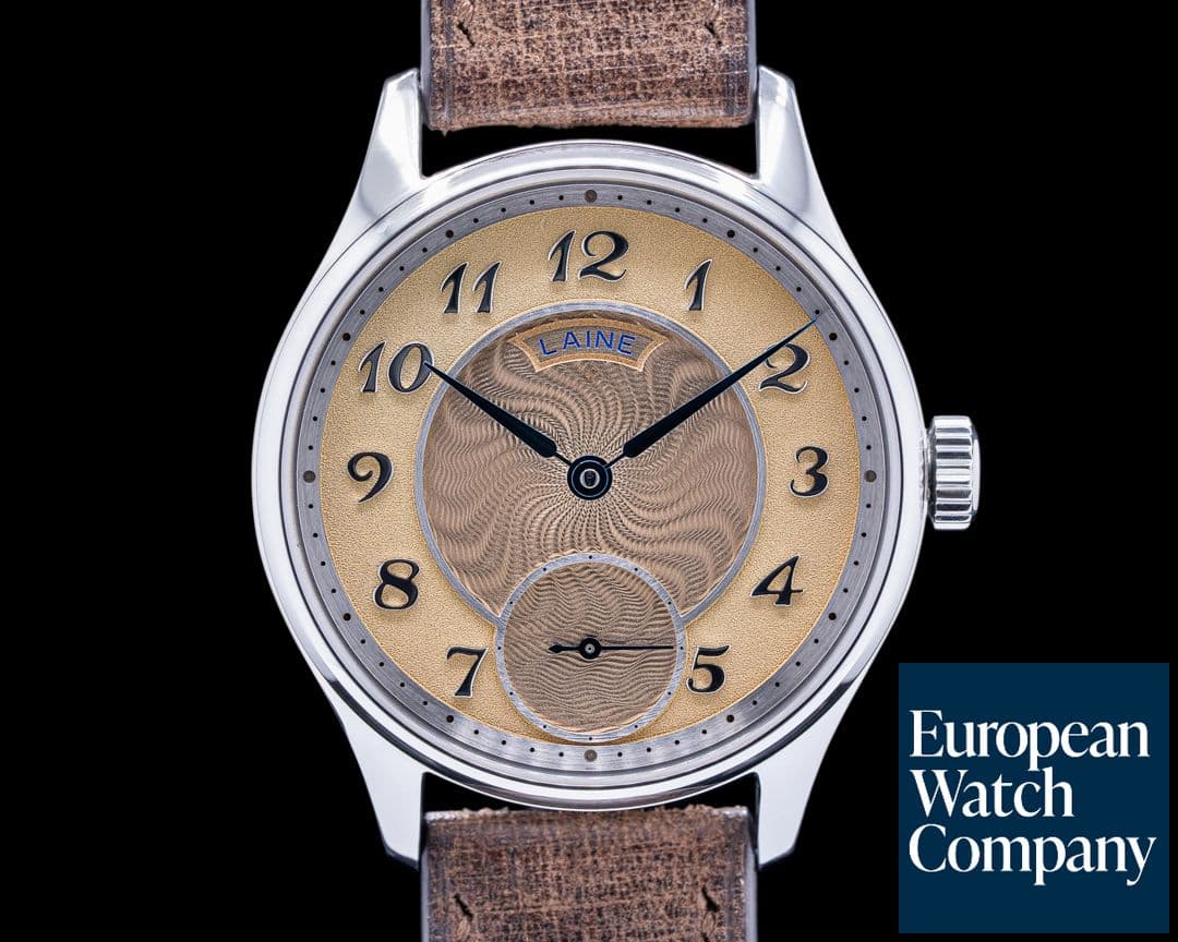Image of Laine G3 Gelidus Salmon Guilloche dial 2022