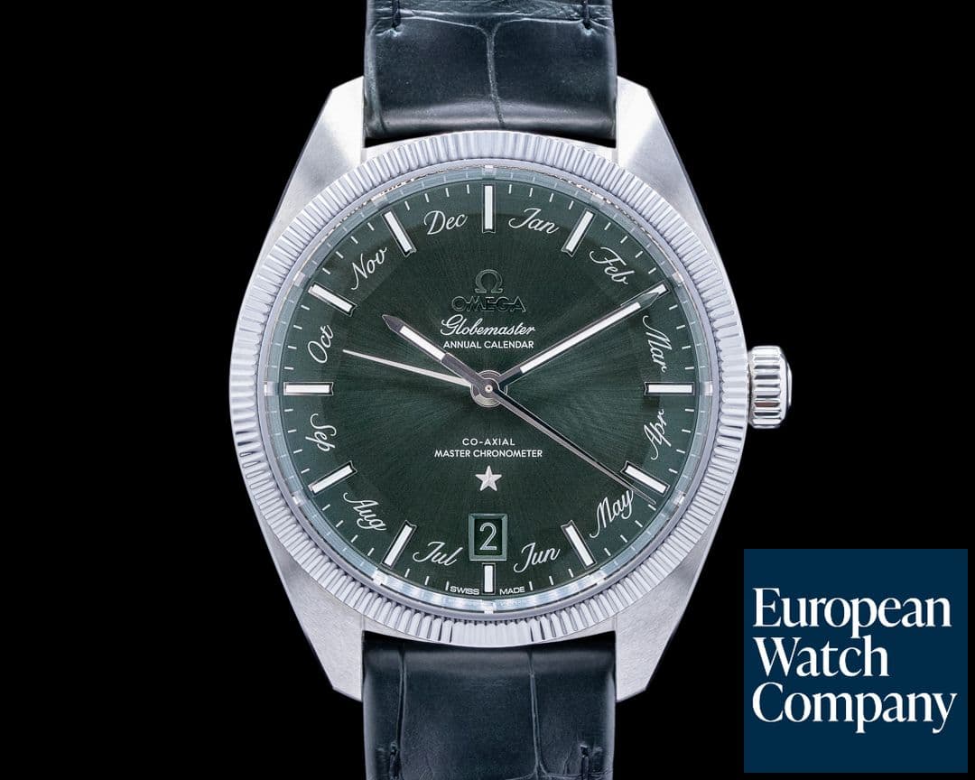 Image of Omega Globemaster Co-Axial Master Chronometer Annual Calendar Green Dial