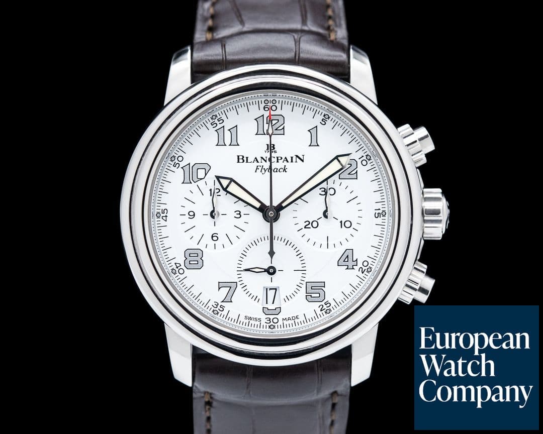 Image of Blancpain Flyback Chronograph Silver Dial SS LIMITED EDITION