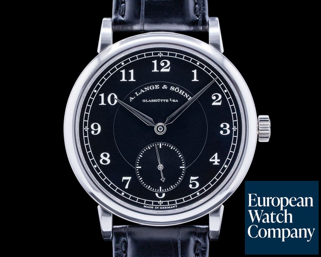 Image of A. Lange and Sohne 200th Anniversary F.A Lange 236.049 1815 Platinum Black Dial RARE