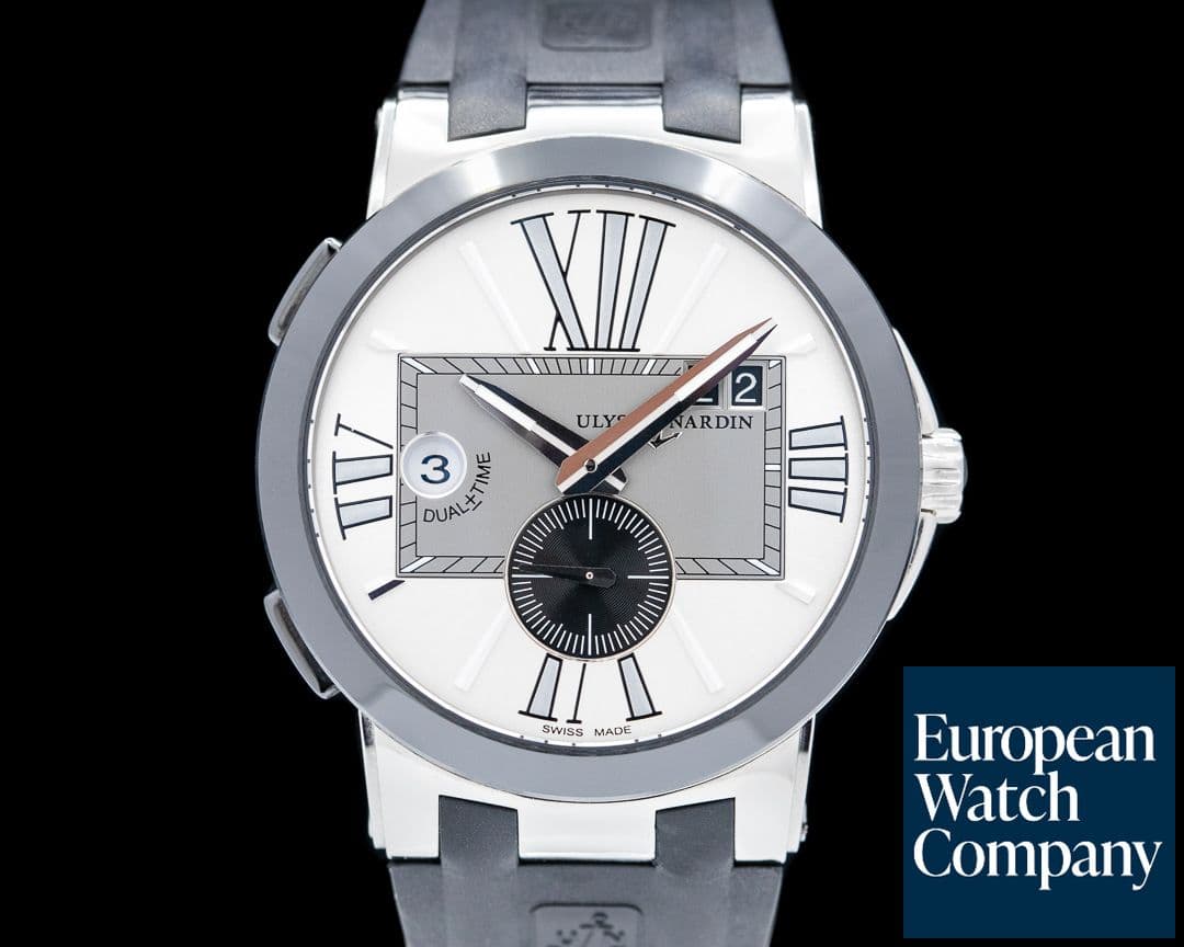 Image of Ulysse Nardin Executive Dual Time SS Silver Dial
