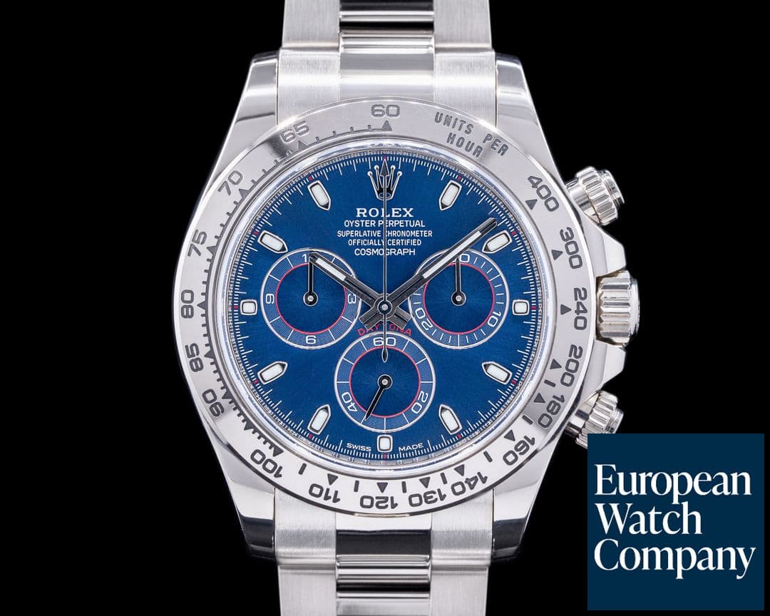 Image of Rolex Daytona 116509 Blue Dial 18K White Gold 