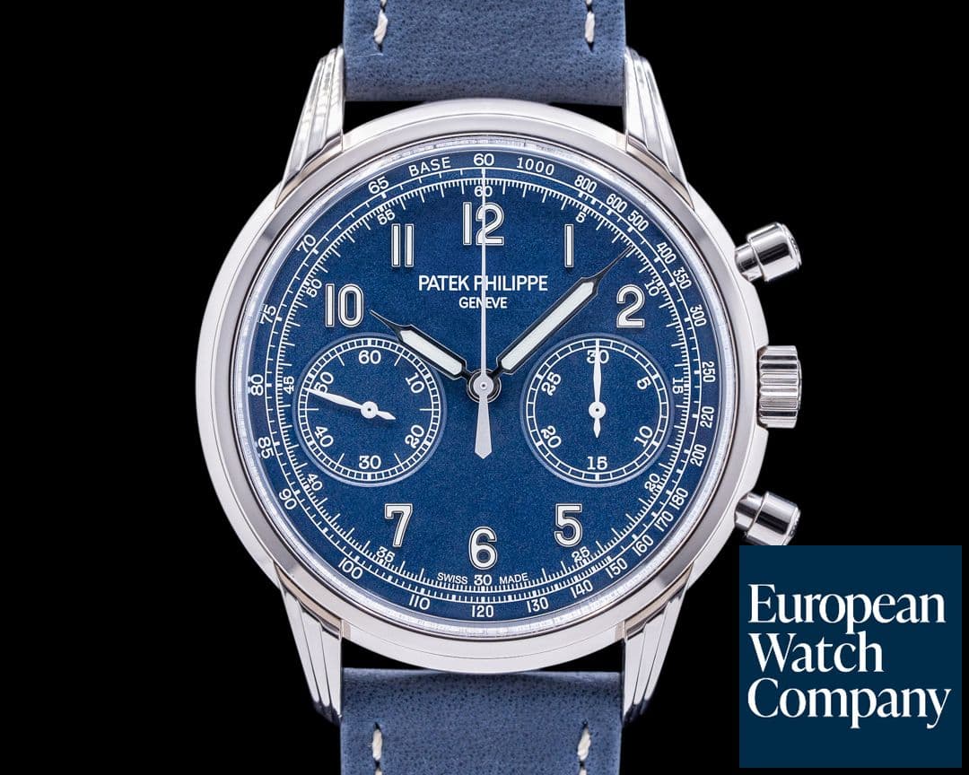 Image of Patek Philippe Chronograph 5172G 18K White Gold Blue Dial 2022