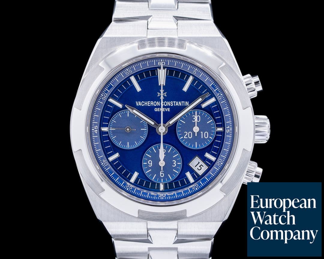 Image of Vacheron Constantin Overseas Chronograph 5500V Blue Dial SS 