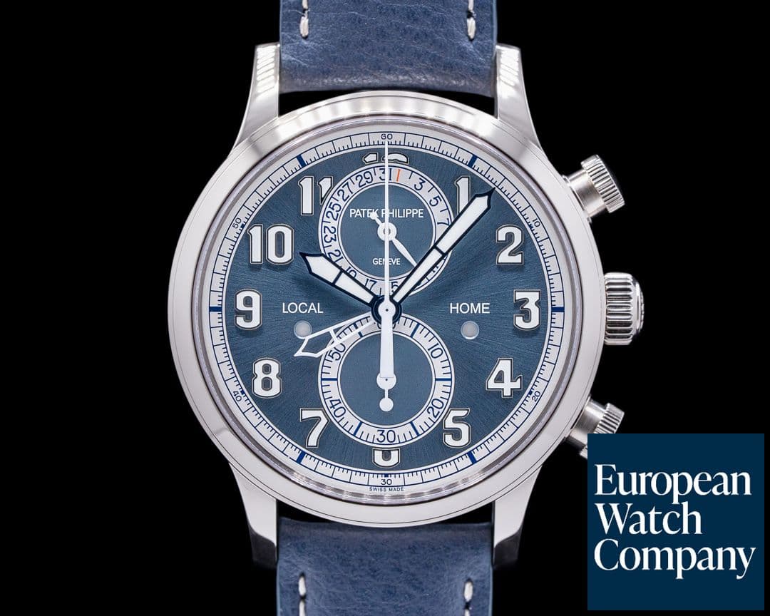 Image of Patek Philippe Calatrava 5924G Pilot Travel Time Chronograph 18k 2023 UNWORN