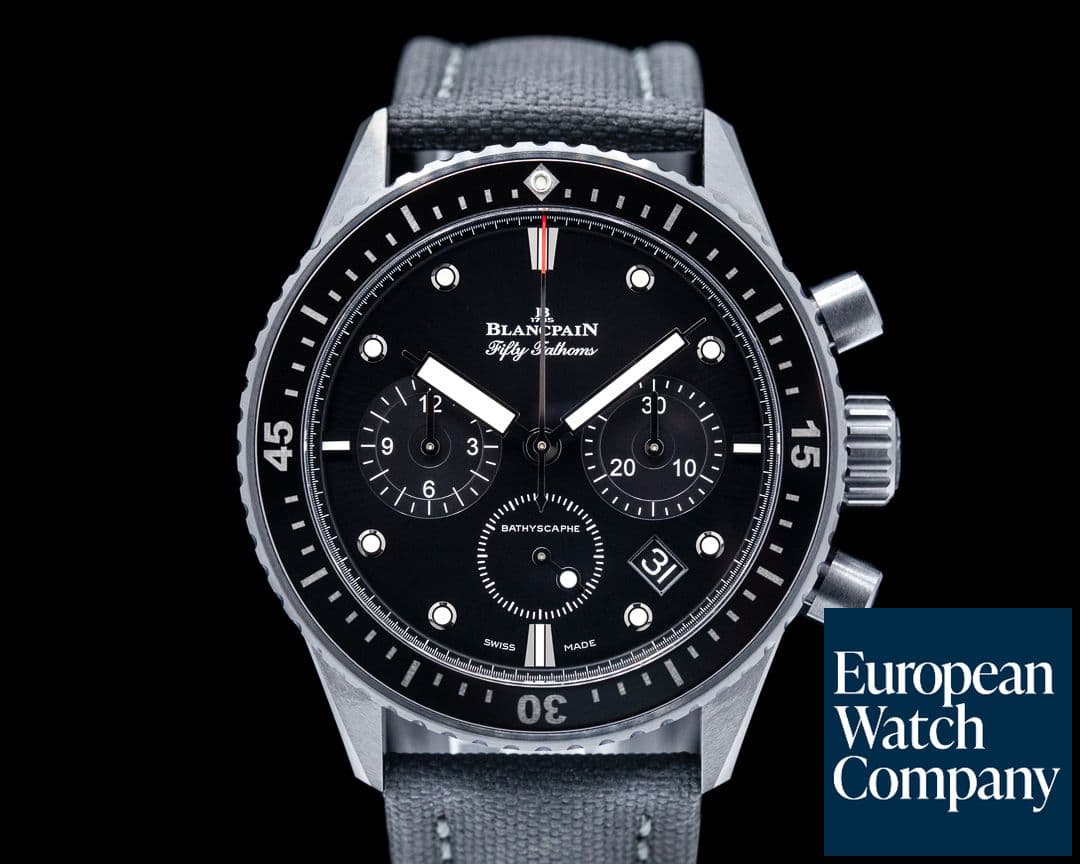 Image of Blancpain Fifty Fathoms Bathyscaphe Flyback Chronograph Ceramic 