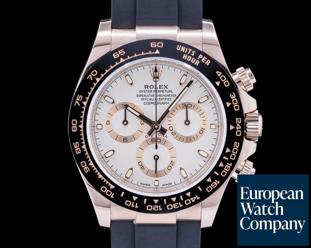 Image of Rolex Cosmograph Daytona 116515LN 18K Rose Gold Ivory Dial / Rubber 2020
