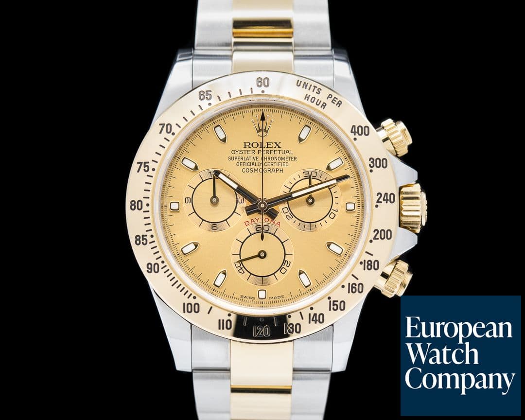 Image of Rolex Daytona Champagne Dial 18K Yellow Gold / SS FULL SET