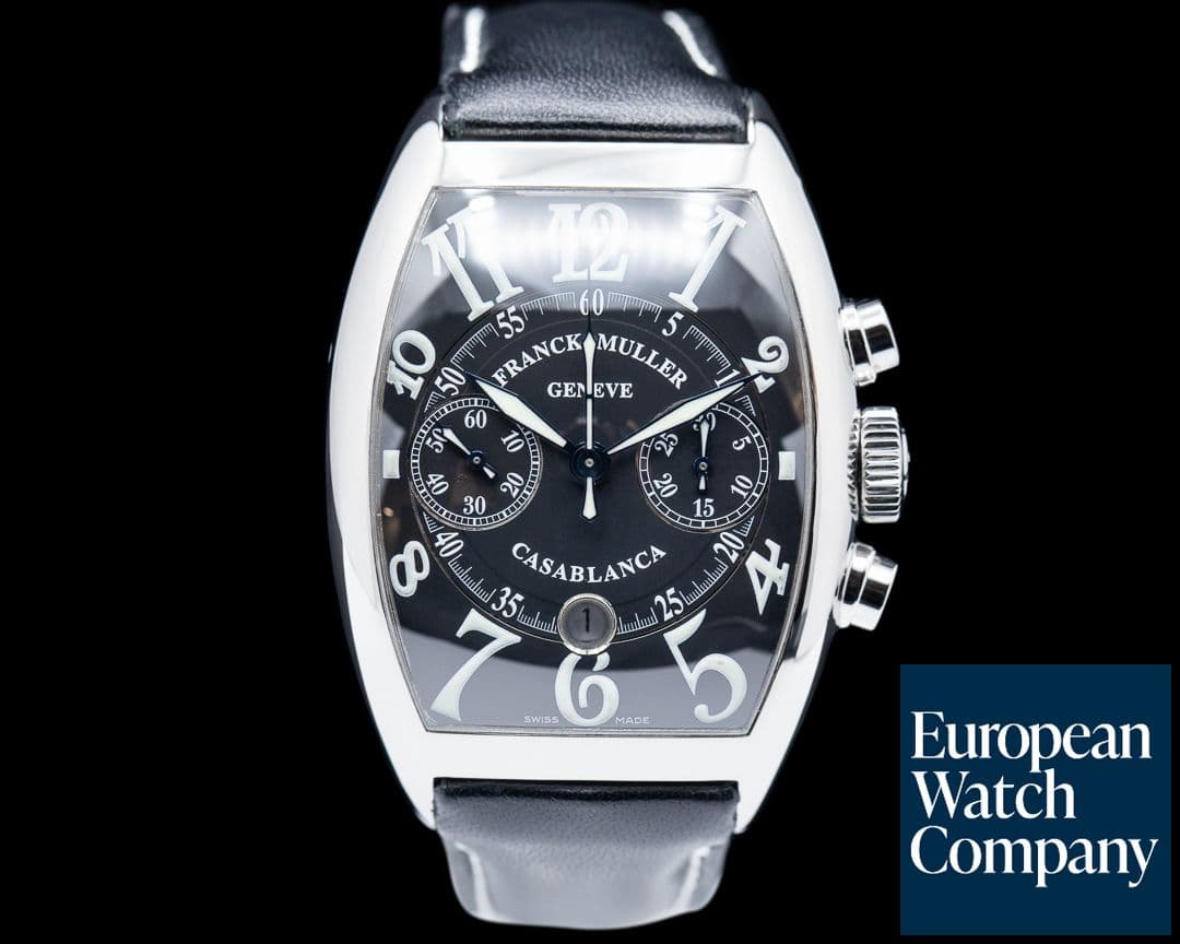 Image of Franck Muller Casablanca SS Chronograph / Black Dial