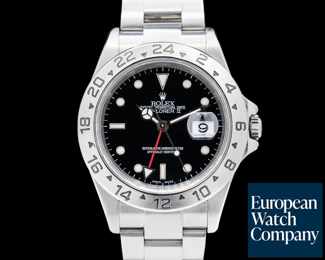 Image of Rolex Explorer II SS Black Dial 16570 3186