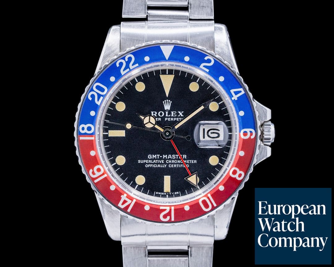 Image of Rolex Vintage GMT Master "Pepsi Bezel" SS 1976 complete