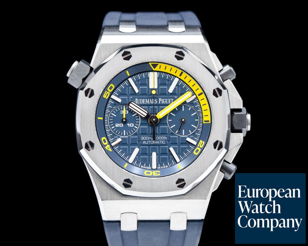 Image of Audemars Piguet Royal Oak Offshore Diver Chronograph Blue Dial