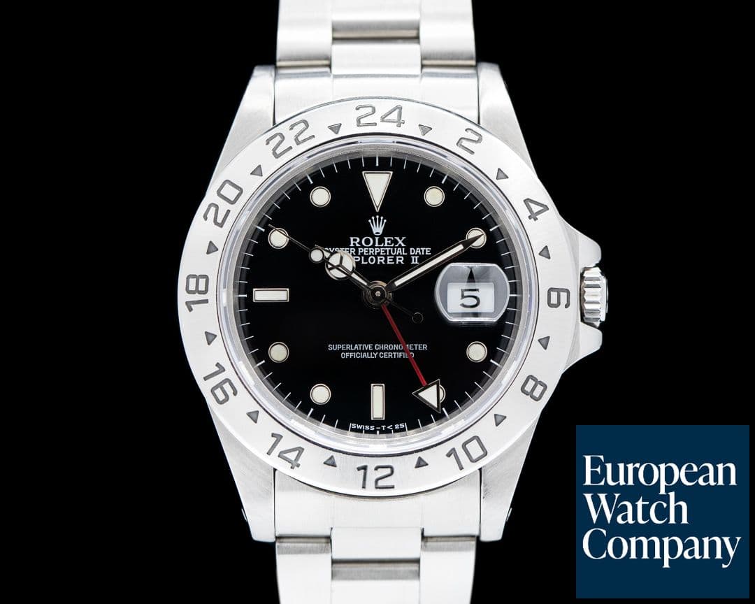Image of Rolex Explorer II 16570 Black Dial 