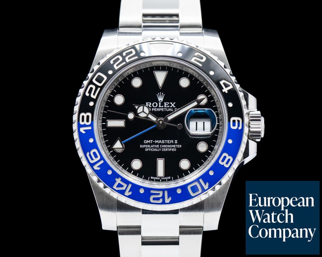 Image of Rolex GMT Master II 116710 Ceramic "Batman" SS