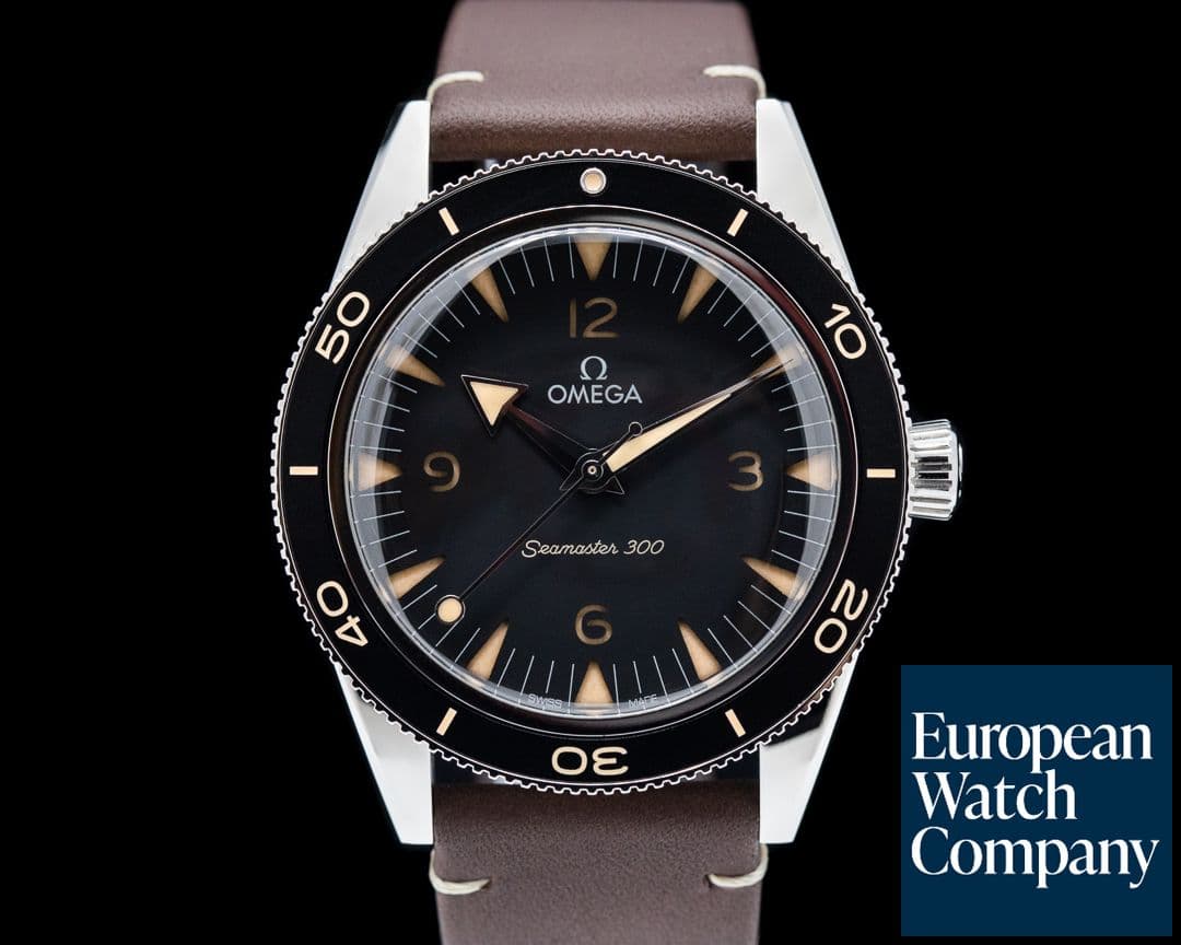 Image of Omega Omega SeaMaster 300M Black Dial Black Bezel Co-Axial 41MM