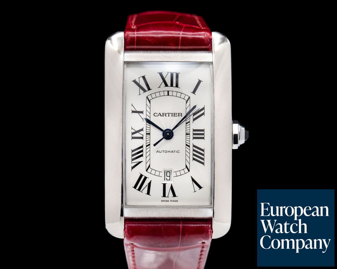 Image of Cartier Tank Americaine XL 2928 18k White Gold
