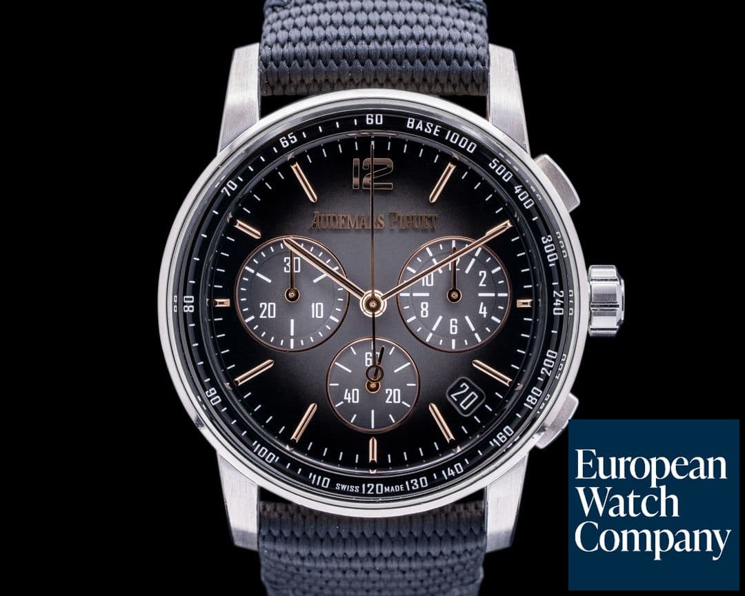 Image of Audemars Piguet Code 11.59 Chronograph 18k WG / 18k RG Smoked Grey Dial