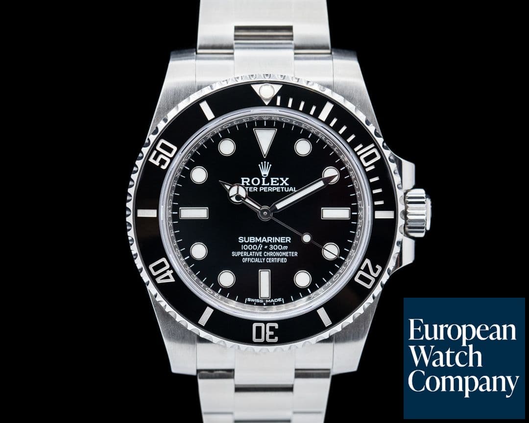Image of Rolex Submariner No Date Ceramic Bezel SS