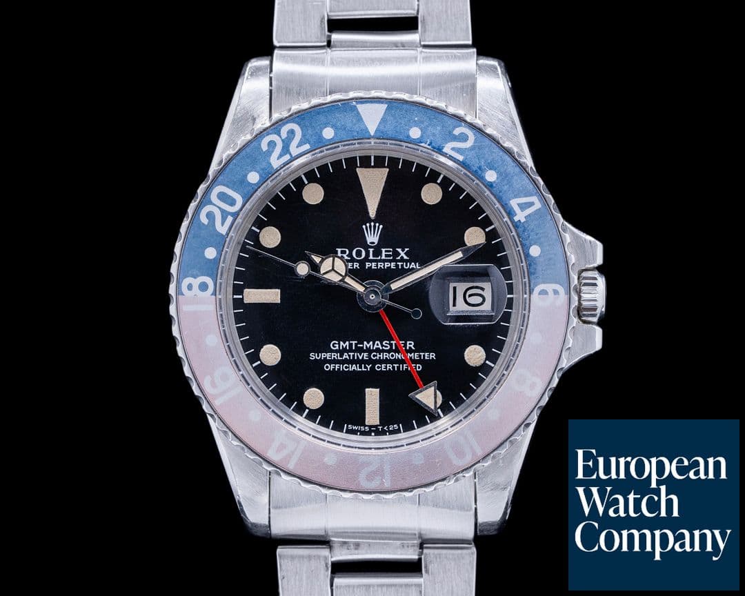 Image of Rolex Vintage Pepsi GMT Master "Long E" Dial c. 1967 
