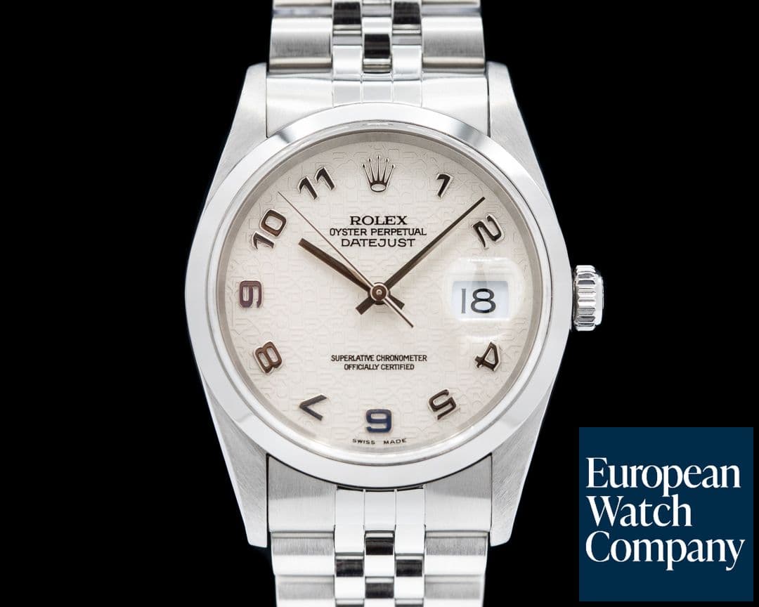 Image of Rolex Datejust White Arabic Dial / Jubilee Bracelet