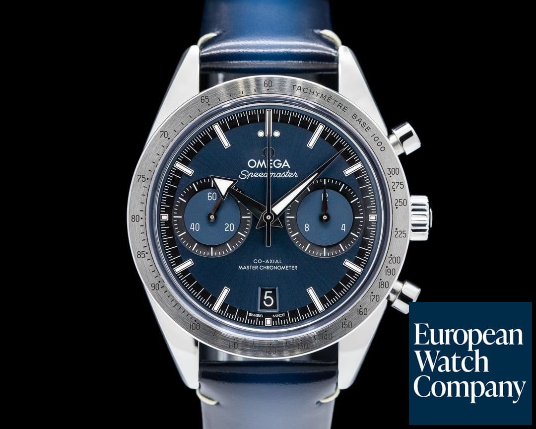 Image of Omega Speedmaster 57 Co-Axial SS Blue Dial