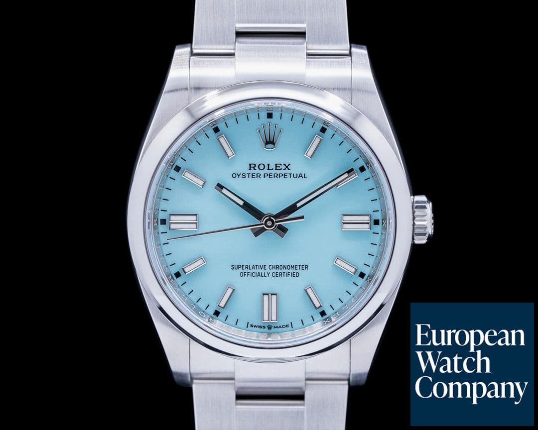 Image of Rolex Oyster Perpetual 126000 36MM SS TURQUOISE BLUE