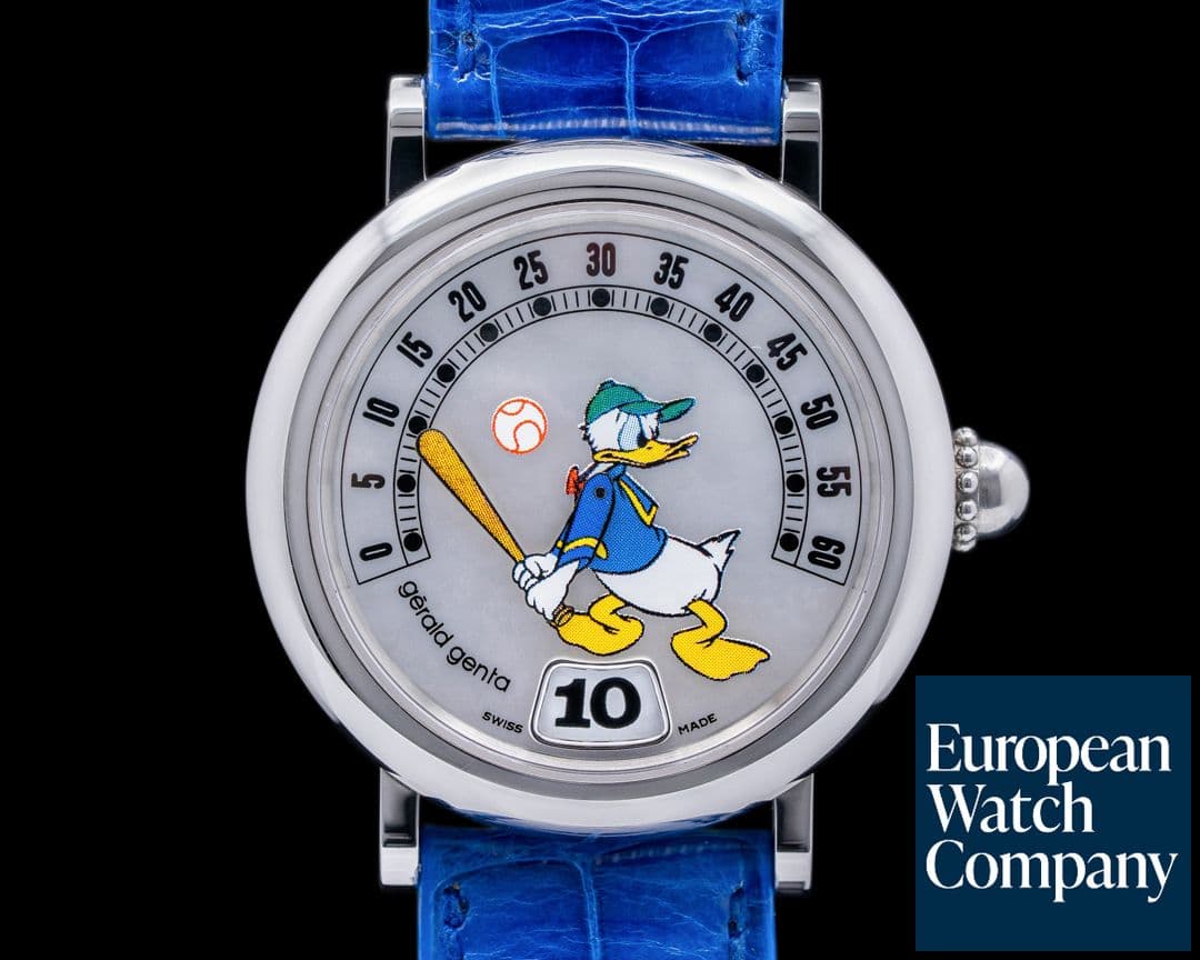 Image of Gerald Genta Arena Bi-Retrograde Donald Duck