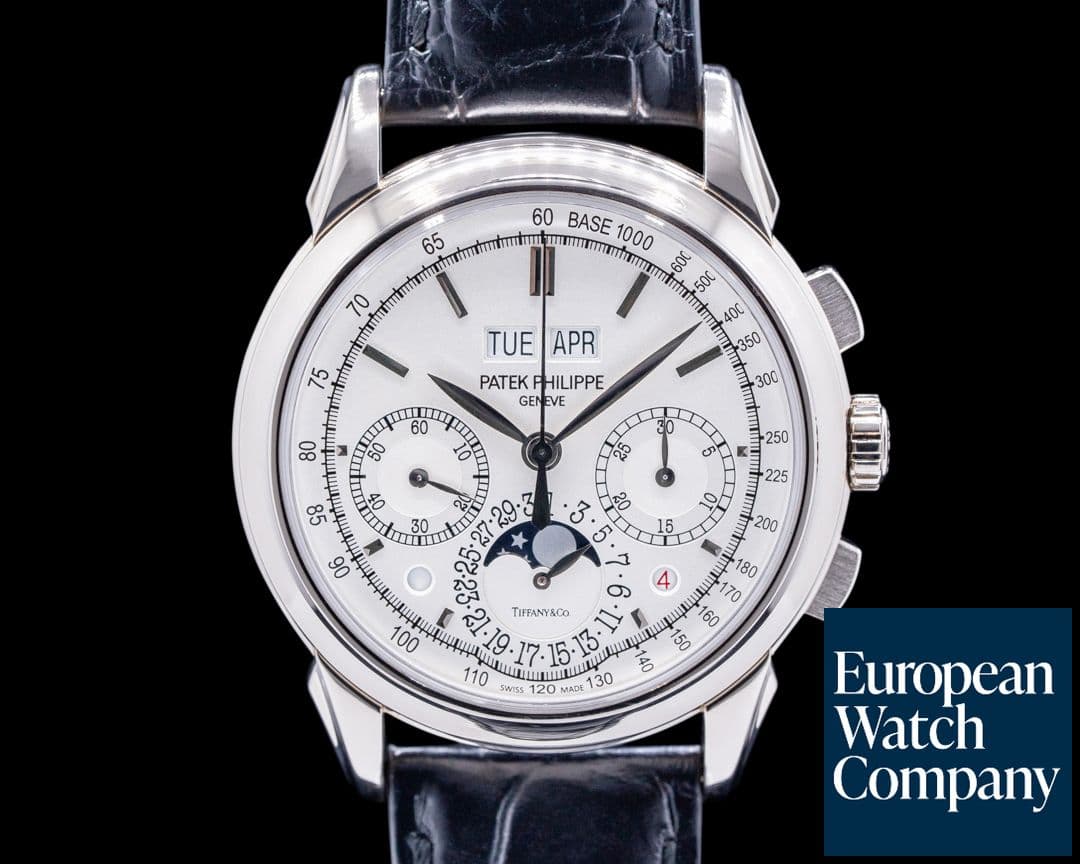 Image of Patek Philippe Perpetual Calendar 5270G-013 "TIFFANY & CO" RARE