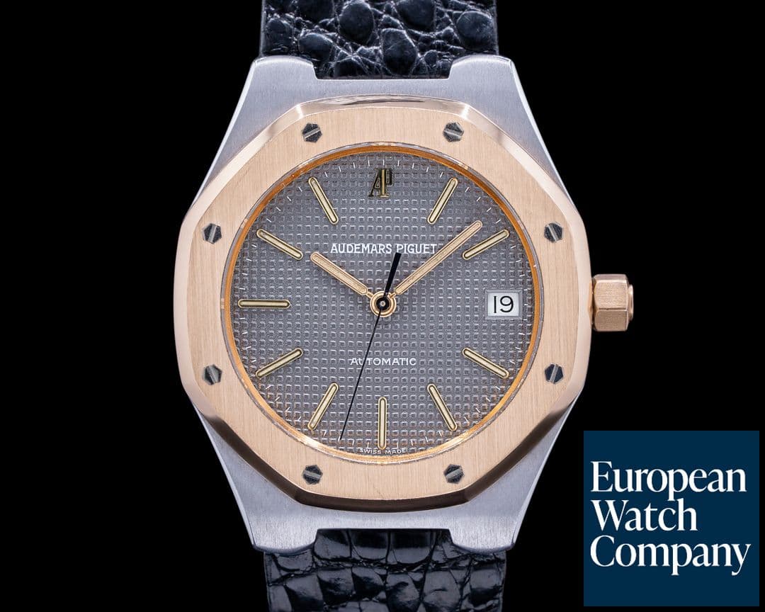Image of Audemars Piguet Royal Oak Cuir Automatic 18K Rose Gold / Tantalum