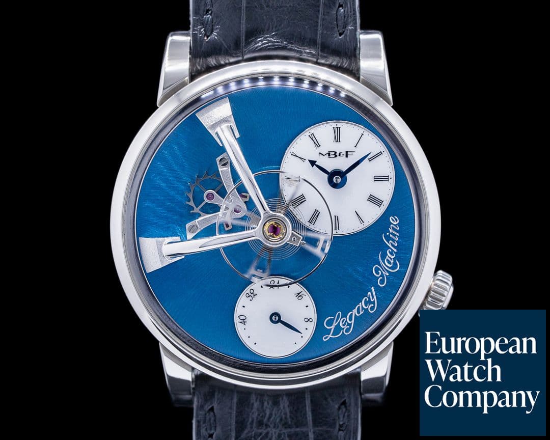 Image of MB&F MB&F LM101 Legacy Machine SS / Blue Dial Platinum Limited Edition