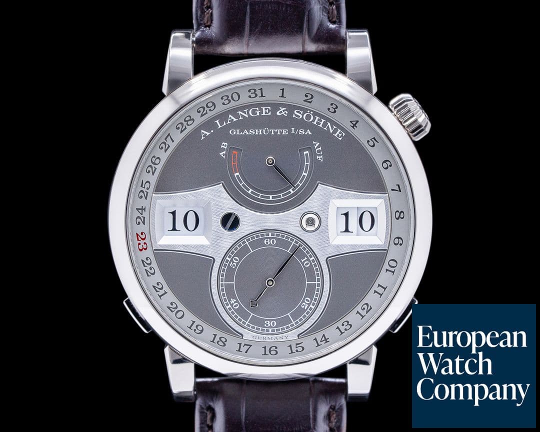 Image of A. Lange and Sohne Zeitwerk Date 148.038 White Gold 2021 