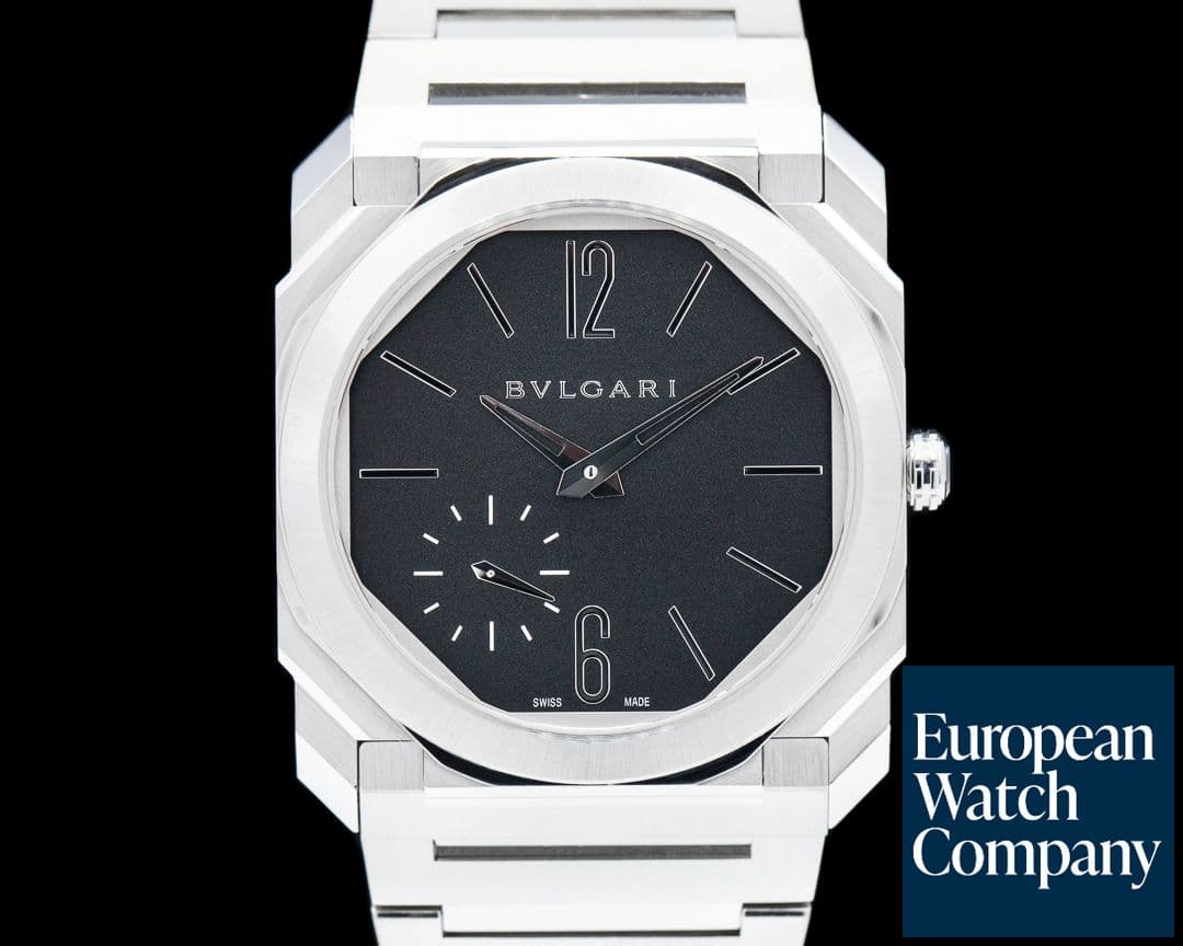 Image of Bulgari Octo Finissimo Extra Thin SS Black Dail 40MM