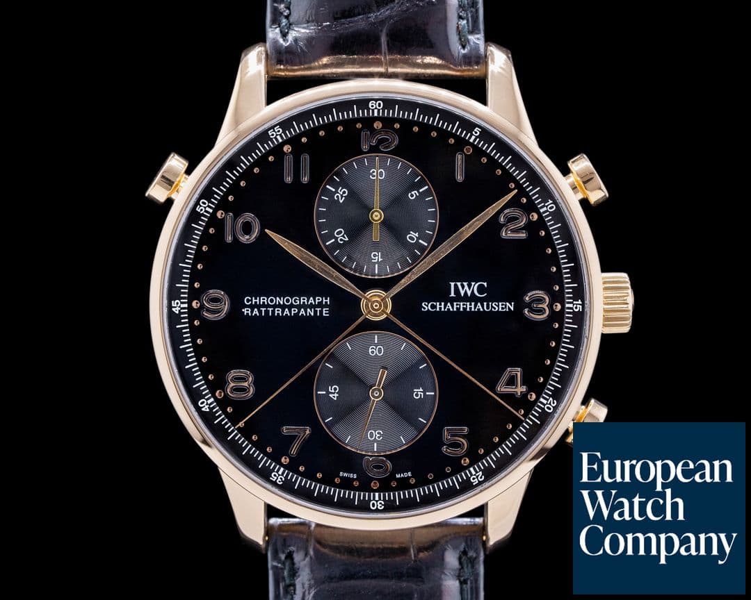 Image of IWC Portuguese Chronograph Split Second 18K Rose Gold