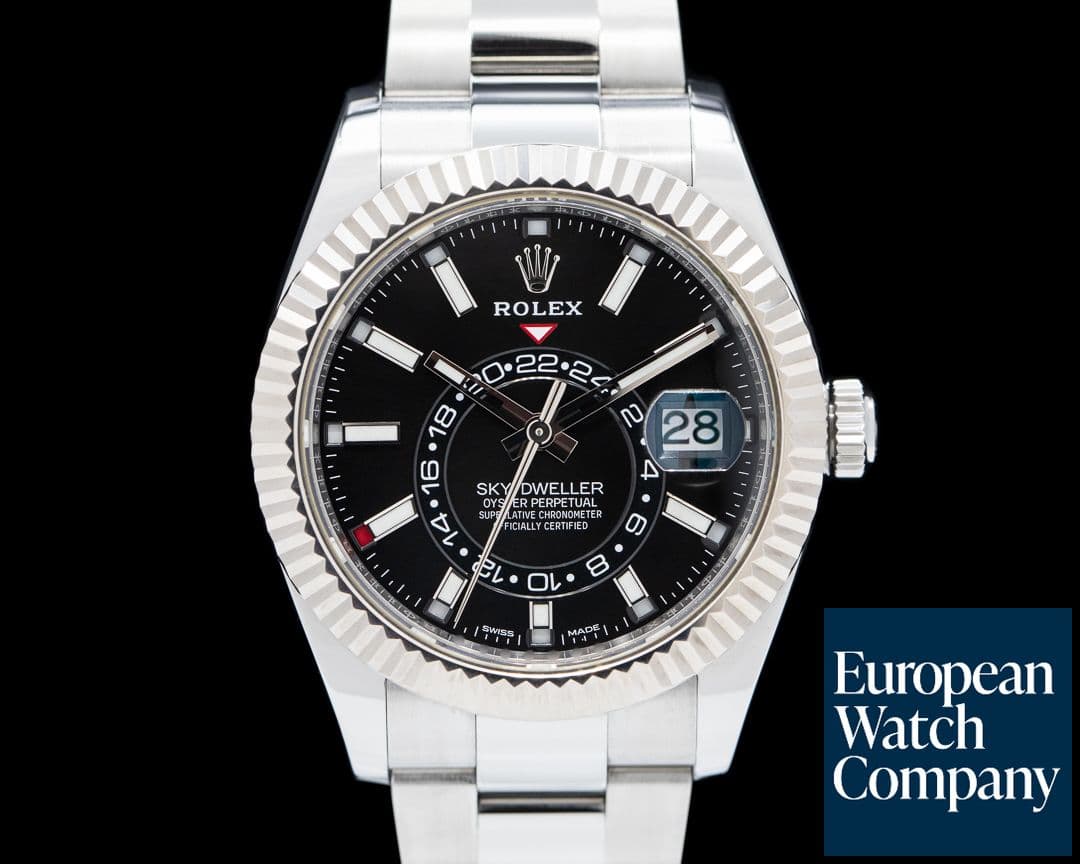 Image of Rolex Sky Dweller 326934 Steel Black Dial 