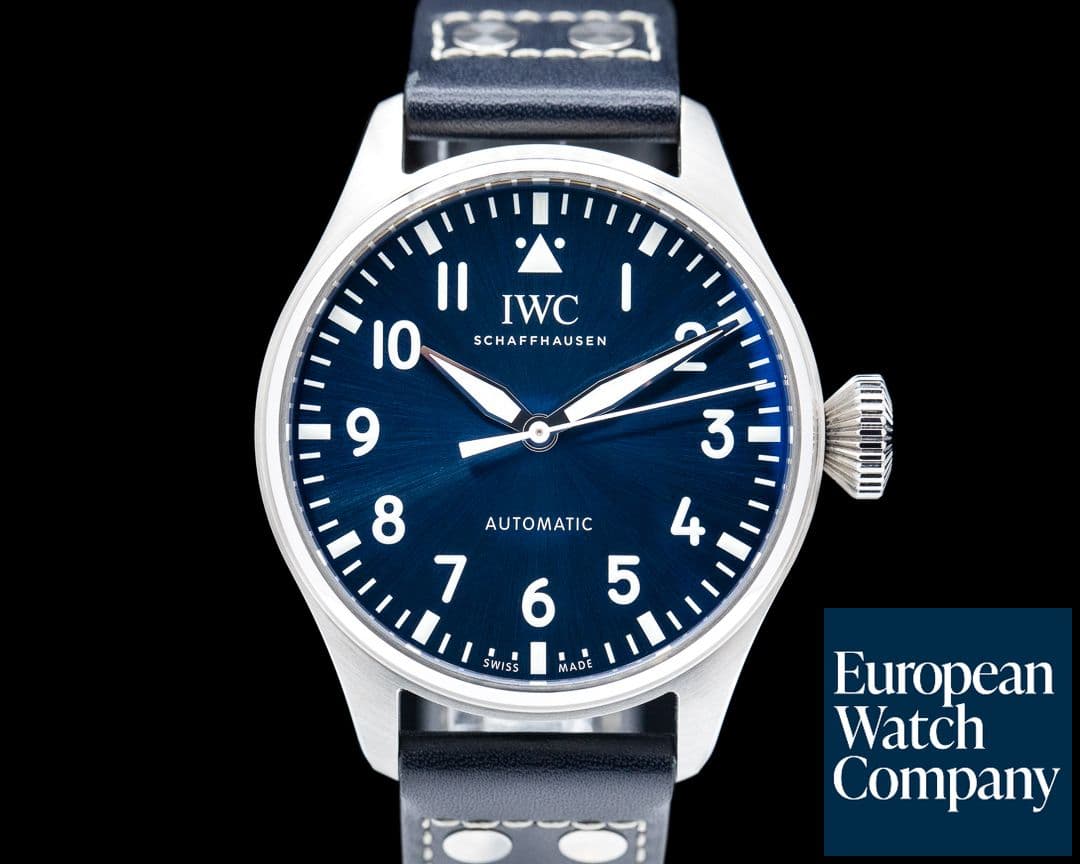 Image of IWC Big Pilot Watch 43mm Blue Dial