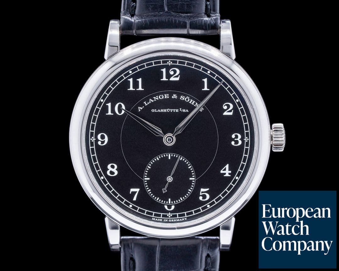Image of A. Lange and Sohne 200th Anniversary F.A Lange 236.049 1815 Platinum Black Dial RARE