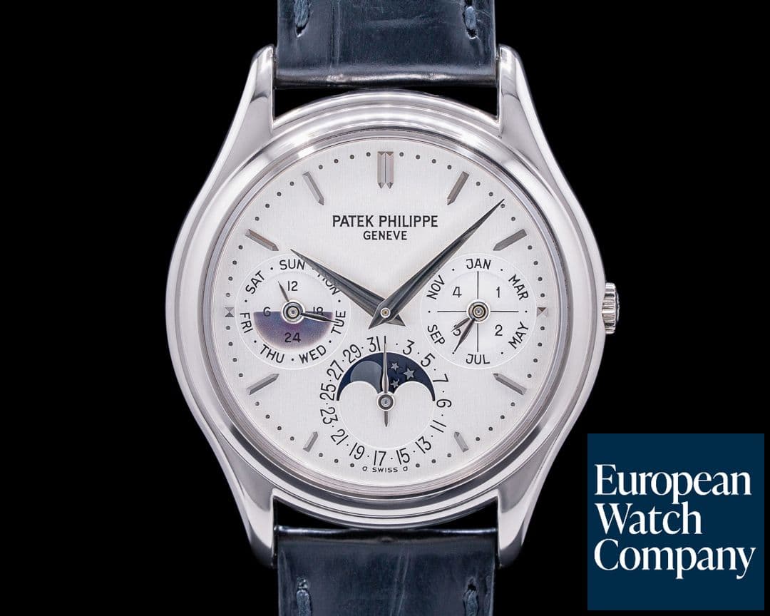 Image of Patek Philippe Perpetual Calendar White Gold RARE PATINA 