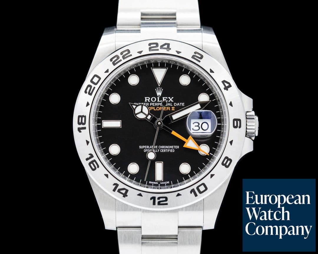 Image of Rolex Explorer II Black Dial SS 2020