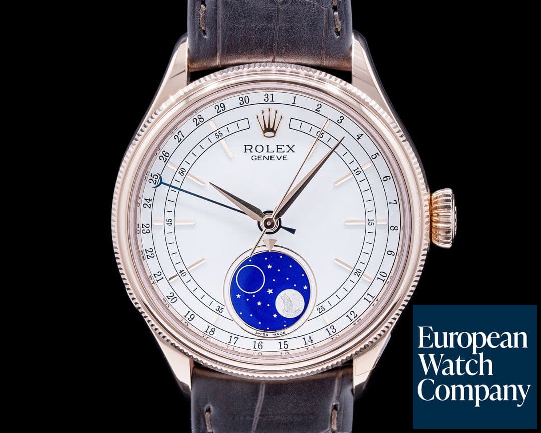 Image of Rolex Cellini Moonphase 50535 18K Rose Gold Discontinued 2022
