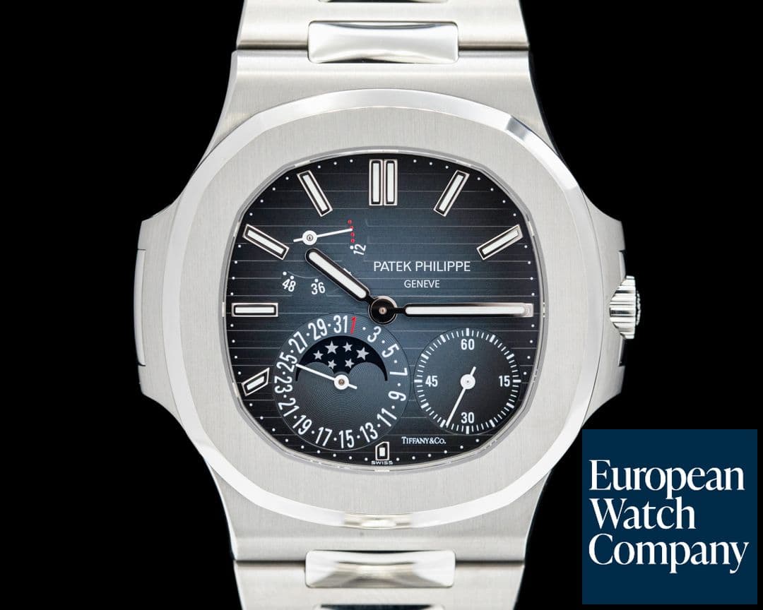 Image of Patek Philippe Jumbo Nautilus 5712 "TIFFANY & CO" SS RARE