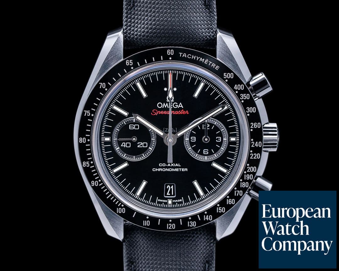 Image of Omega Dark Side of the Moon Ceramic Black Dial / Ceramic Deploy