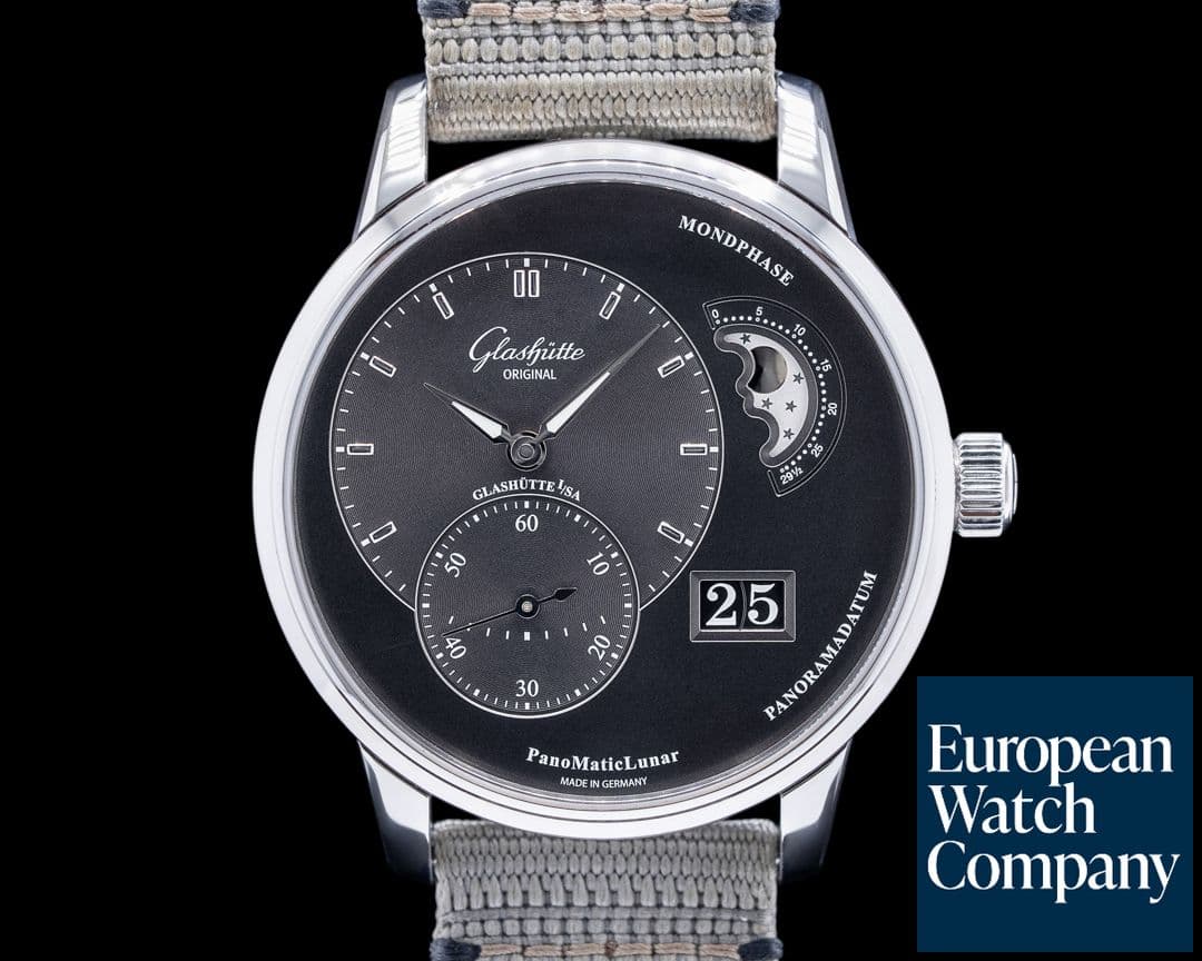 Image of Glashutte Original PanoMatic Lunar Gray Dial