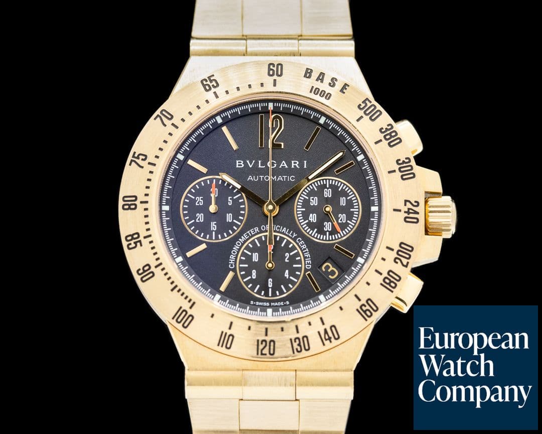 Image of Bulgari Bulgari Diagono Professional Chronograph 18K YG/YG 