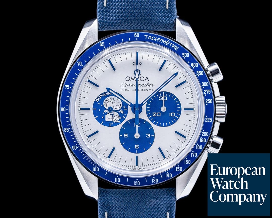 Image of Omega Speedmaster Silver Snoopy Award 50th Anniversary UNWORN
