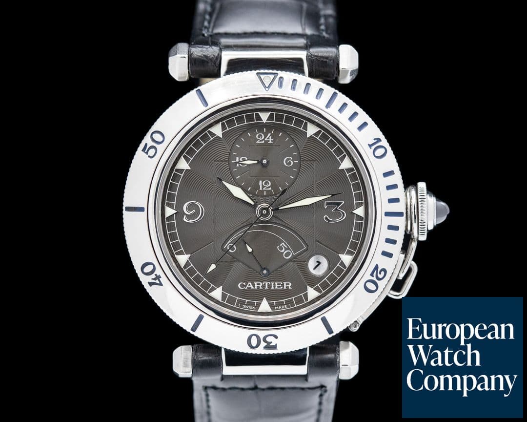Image of Cartier Pasha Millennium Power Reserve GMT SS 38.5MM